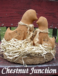 Primitive Chicks Easter Bird Doll Pattern